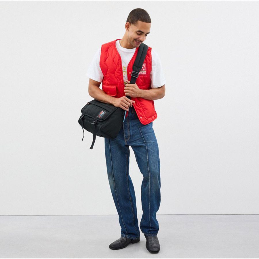 Bolsa Crossbody COACH Topia Loop Messenger Masculino Pretas | 43905XIWF