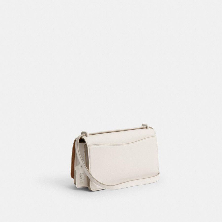 Bolsa Tiracolo COACH Bandit Feminino Branco | 47592RNWH