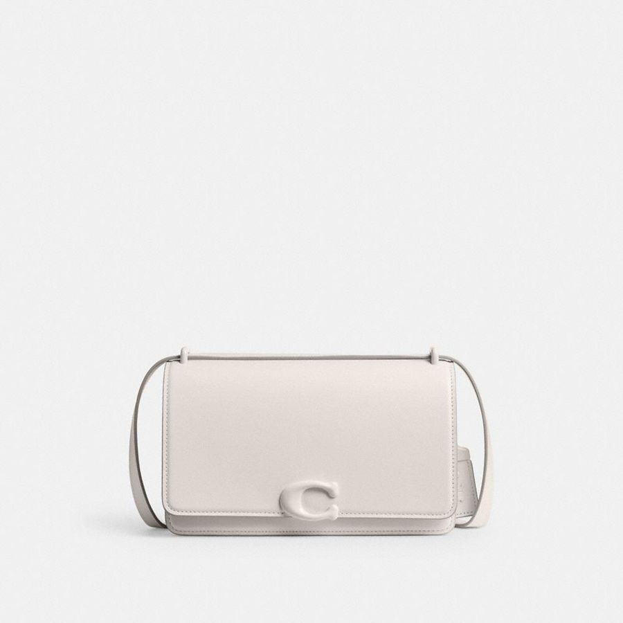 Bolsa Tiracolo COACH Bandit Feminino Branco | 47592RNWH