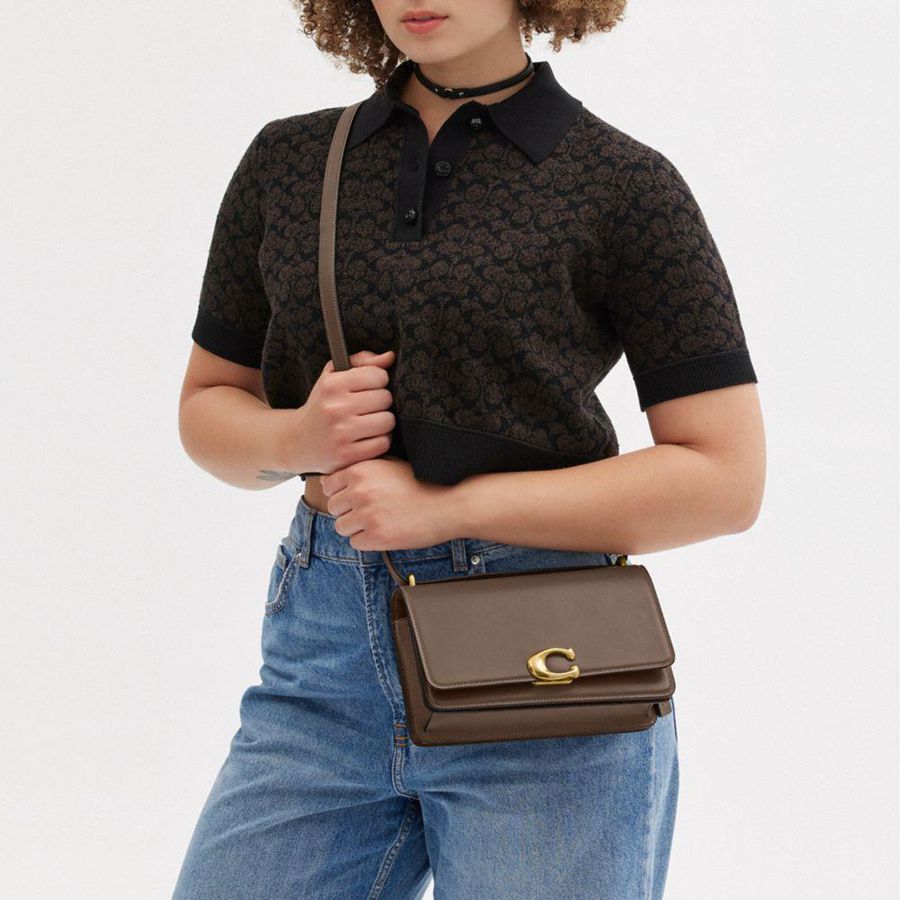 Bolsa Tiracolo COACH Bandit Feminino Marrom | 50267NGZB