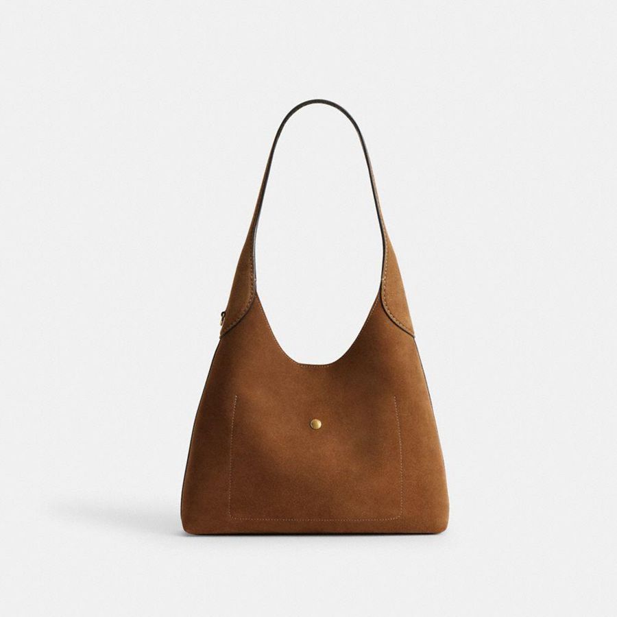 Bolsa Tiracolo COACH Brooklyn 28 Feminino Marrom | 61493HWAC