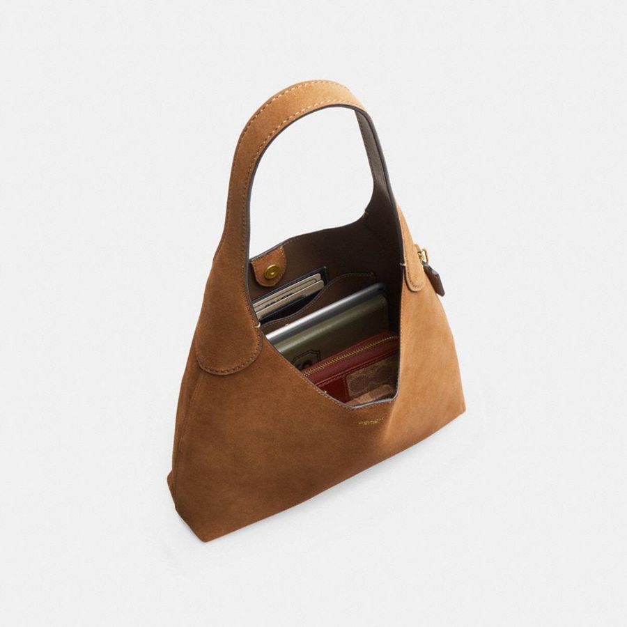 Bolsa Tiracolo COACH Brooklyn 28 Feminino Marrom | 61493HWAC