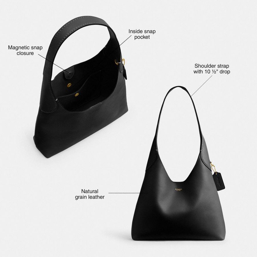 Bolsa Tiracolo COACH Brooklyn 28 Feminino Marrom | 61493HWAC