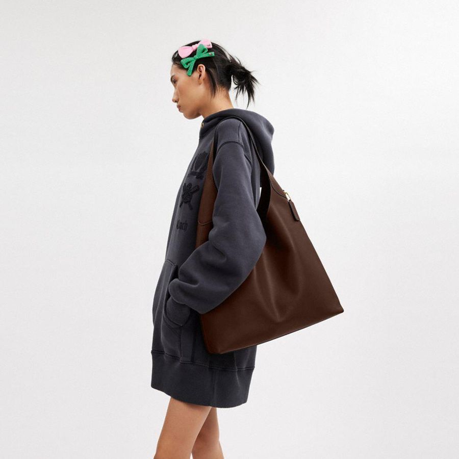 Bolsa Tiracolo COACH Brooklyn 39 Feminino Marrom | 83145SXUC