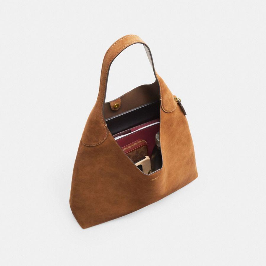 Bolsa Tiracolo COACH Brooklyn 39 Feminino Marrom | 72045LOTA