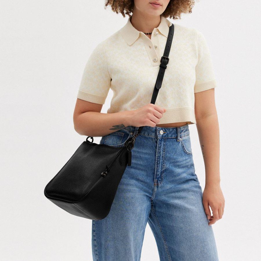 Bolsa Tiracolo COACH Cary Feminino Pretas | 34619GBSV