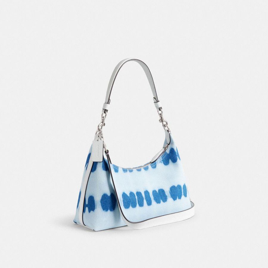 Bolsa Tiracolo COACH Juliet With Tie Dye Feminino Azuis | 70345GETU