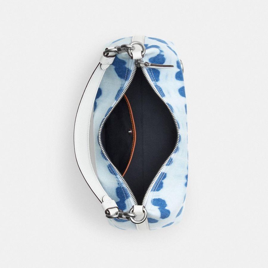 Bolsa Tiracolo COACH Juliet With Tie Dye Feminino Azuis | 70345GETU