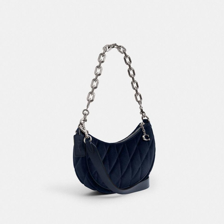 Bolsa Tiracolo COACH Mira With Quilting Feminino Azul Marinho | 01645LKIT
