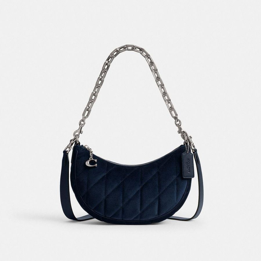 Bolsa Tiracolo COACH Mira With Quilting Feminino Azul Marinho | 01645LKIT