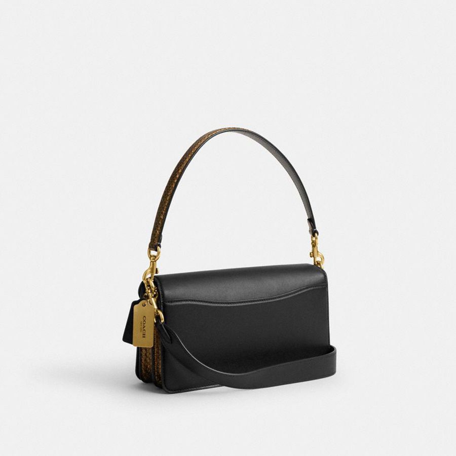 Bolsa Tiracolo COACH New Year Tabby 26 With Snakeskin Detail Feminino Pretas | 57219YDJA