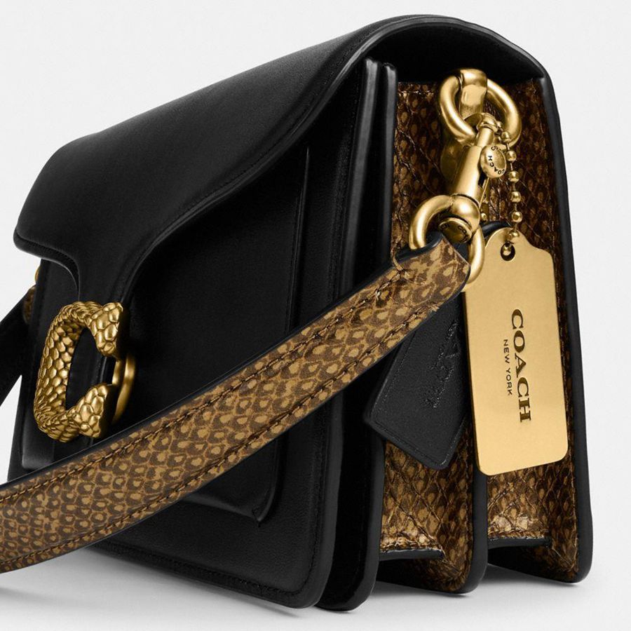 Bolsa Tiracolo COACH New Year Tabby 26 With Snakeskin Detail Feminino Pretas | 57219YDJA