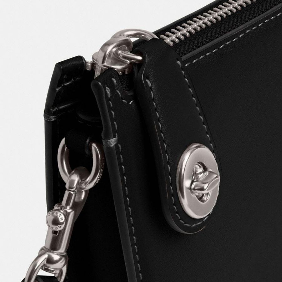 Bolsa Tiracolo COACH Penn Feminino Pretas | 93610PNAL