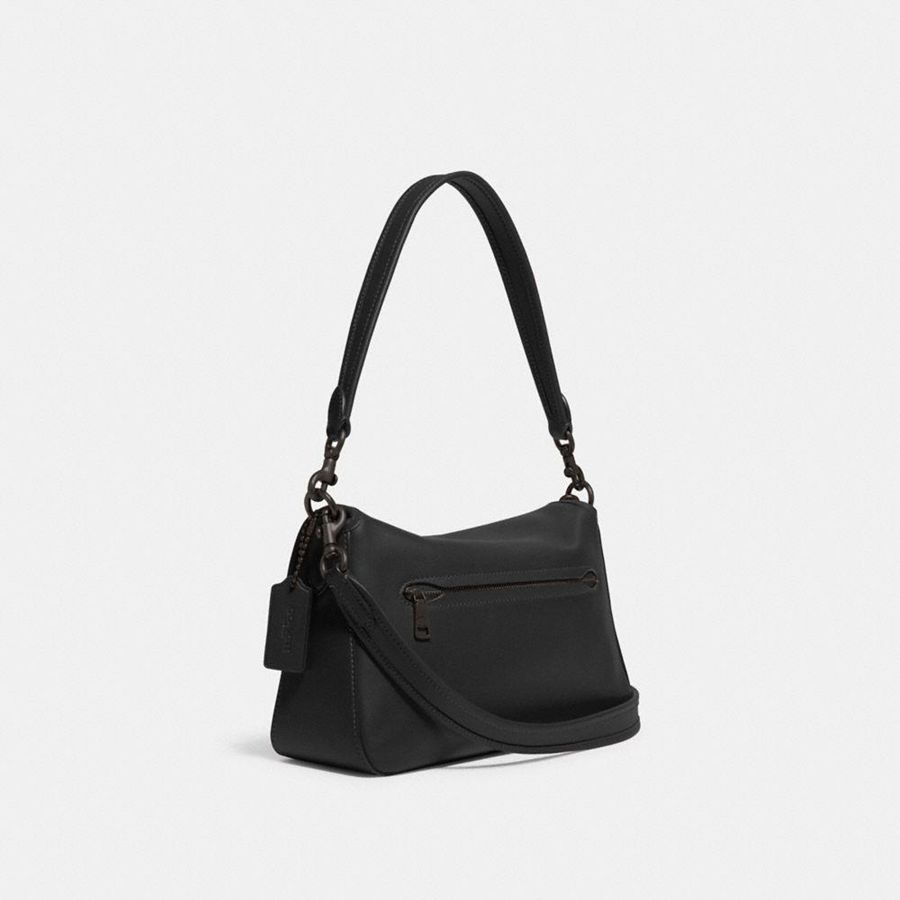 Bolsa Tiracolo COACH Soft Tabby Feminino Pretas | 37591JEXF