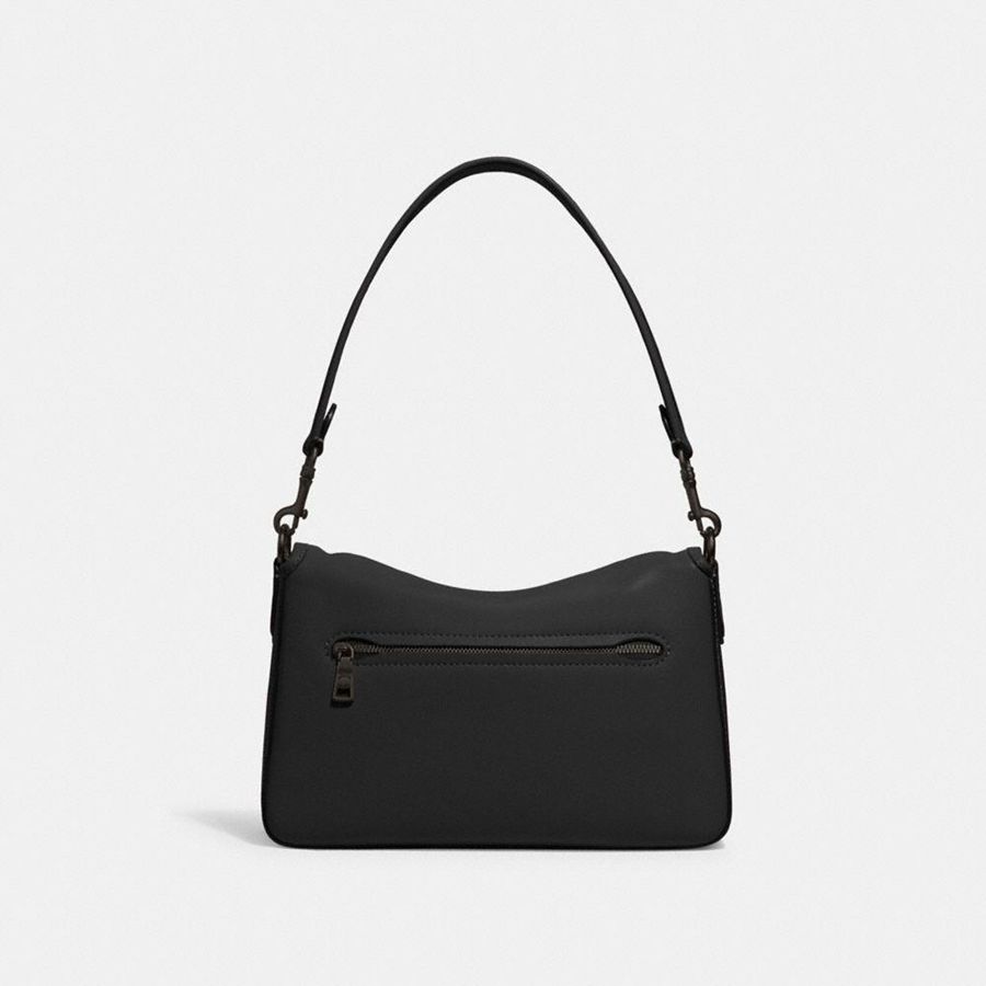 Bolsa Tiracolo COACH Soft Tabby Feminino Pretas | 37591JEXF