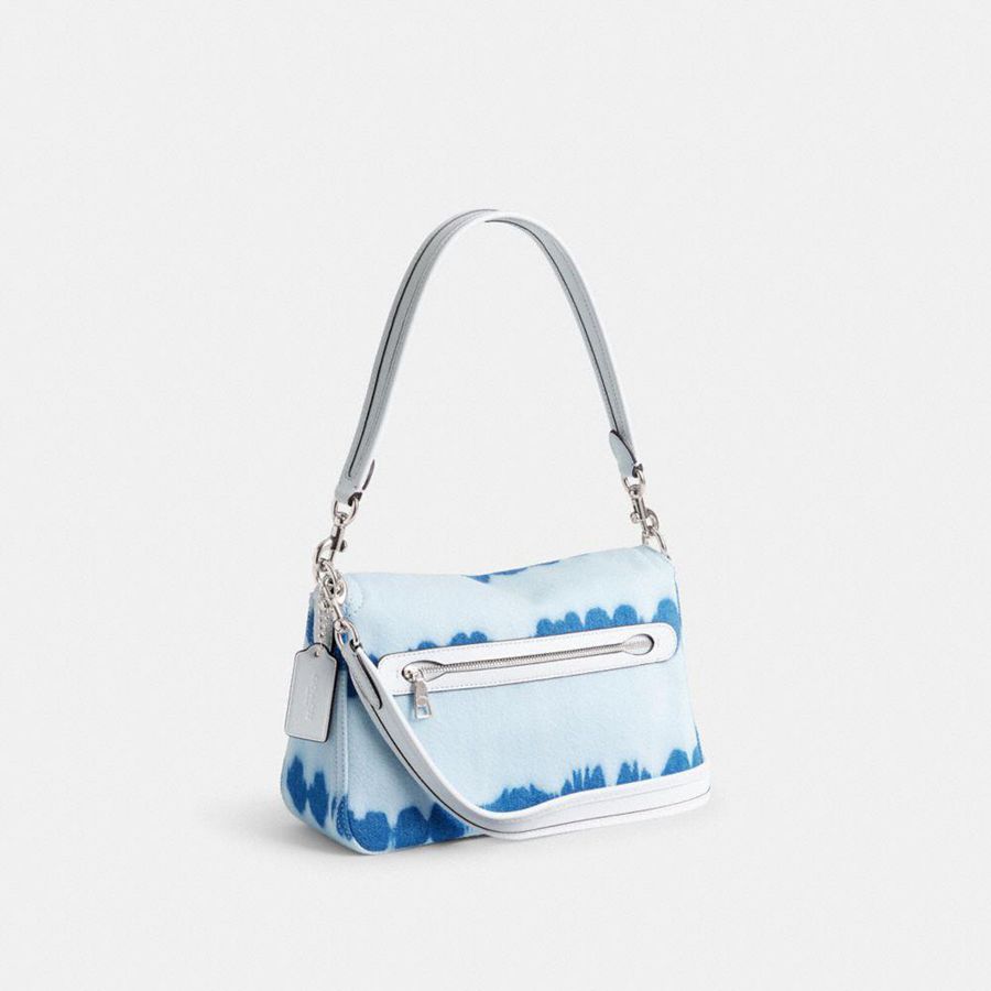 Bolsa Tiracolo COACH Soft Tabby With Tie Dye Feminino Azuis | 01962ZPWK