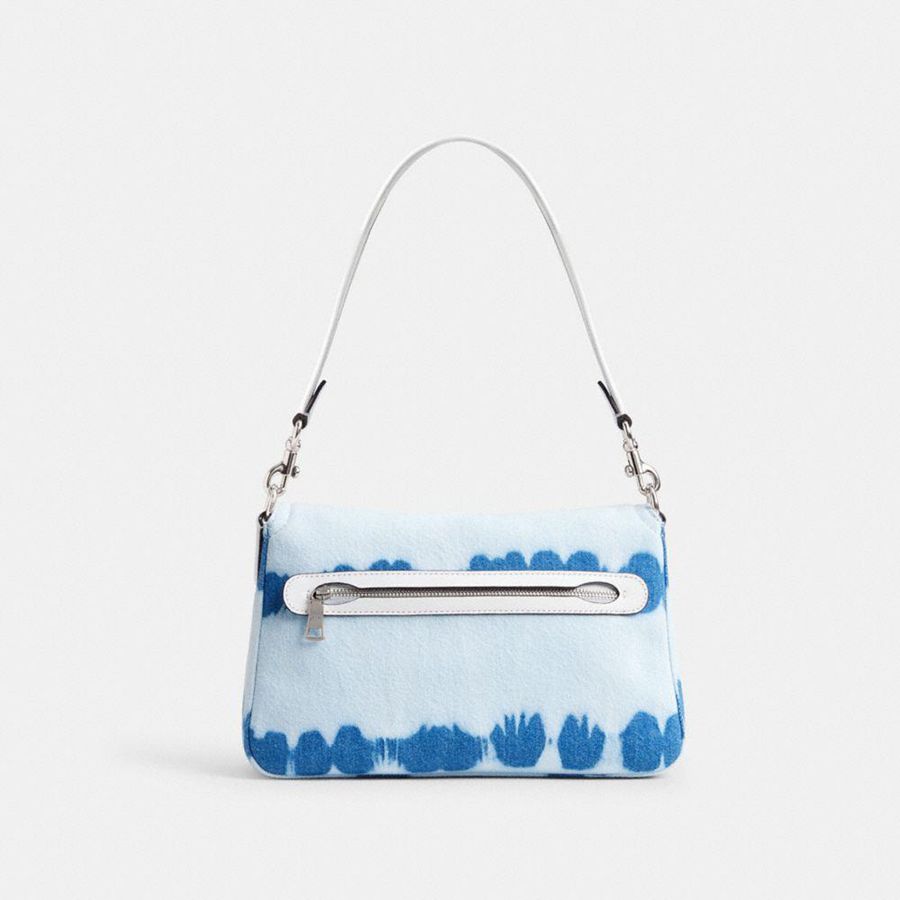 Bolsa Tiracolo COACH Soft Tabby With Tie Dye Feminino Azuis | 01962ZPWK