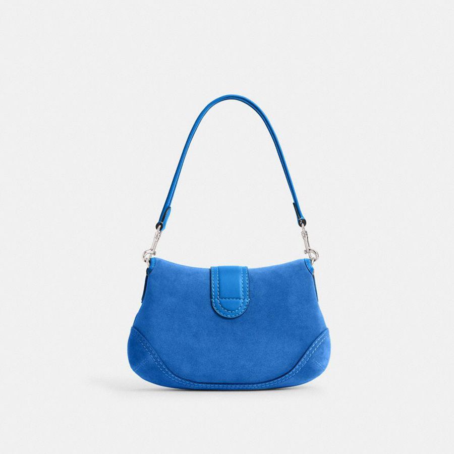 Bolsa Tiracolo COACH Soho Flap Feminino Azuis | 76134WZNQ