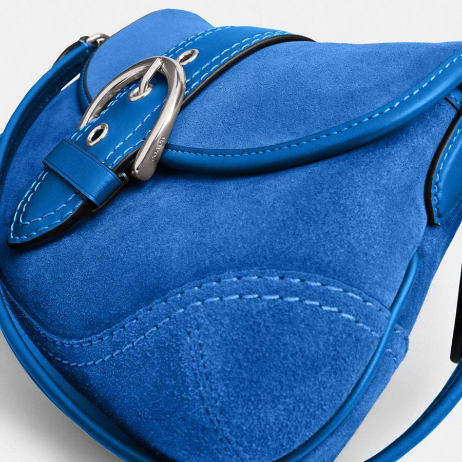 Bolsa Tiracolo COACH Soho Flap Feminino Azuis | 76134WZNQ