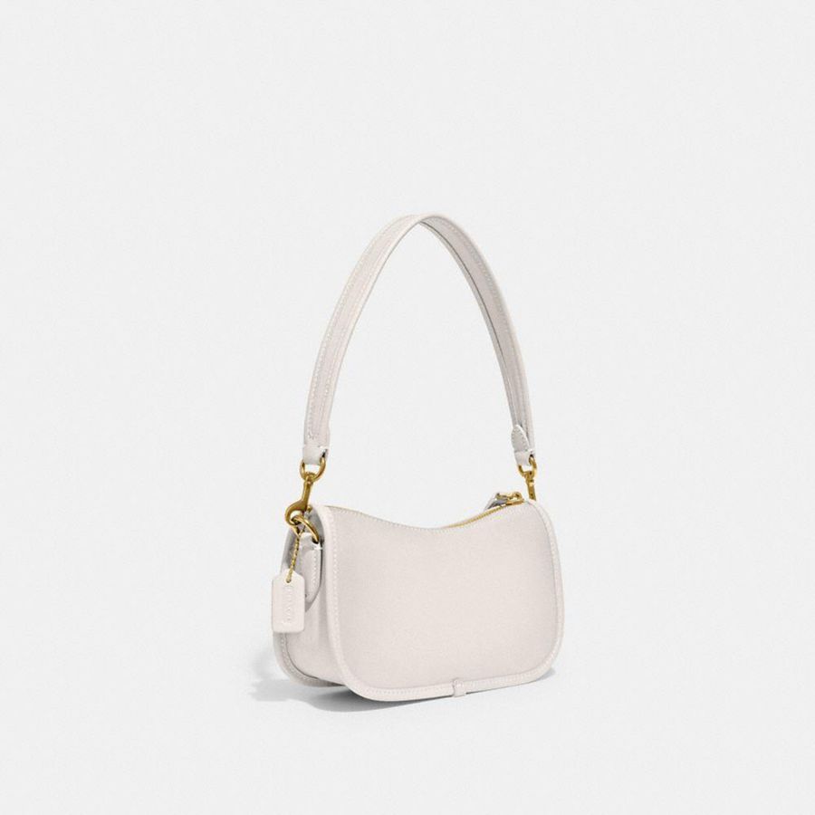 Bolsa Tiracolo COACH Swinger 20 Feminino Branco | 79235SZJM
