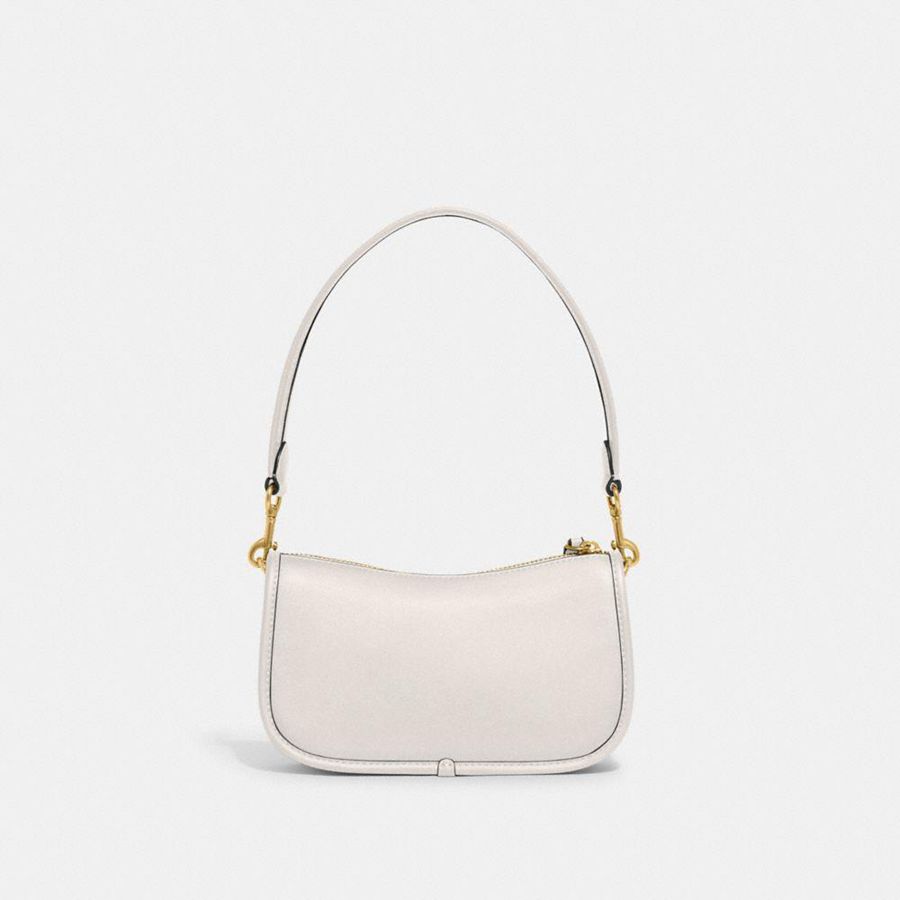 Bolsa Tiracolo COACH Swinger 20 Feminino Branco | 79235SZJM