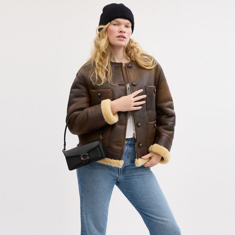 Bolsa Tiracolo COACH Tabby 20 Feminino Pretas | 14032BIVS