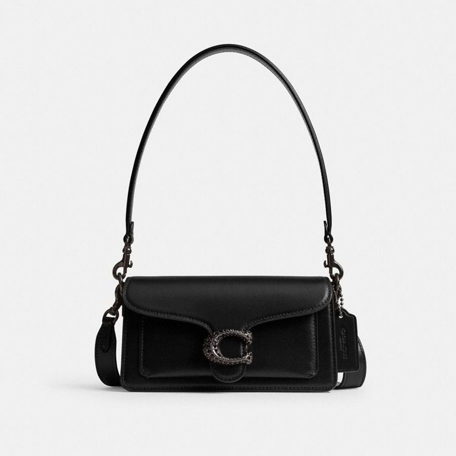 Bolsa Tiracolo COACH Tabby 20 Feminino Pretas | 14032BIVS