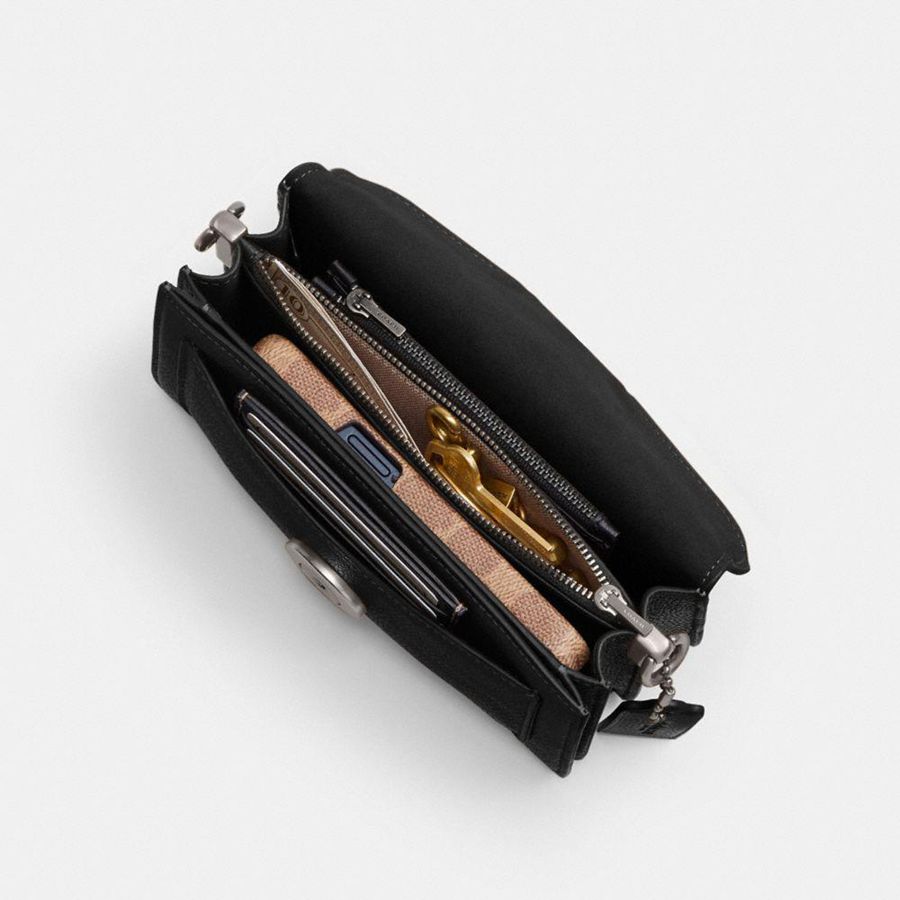 Bolsa Tiracolo COACH Tabby 20 Feminino Pretas | 06192CTKP