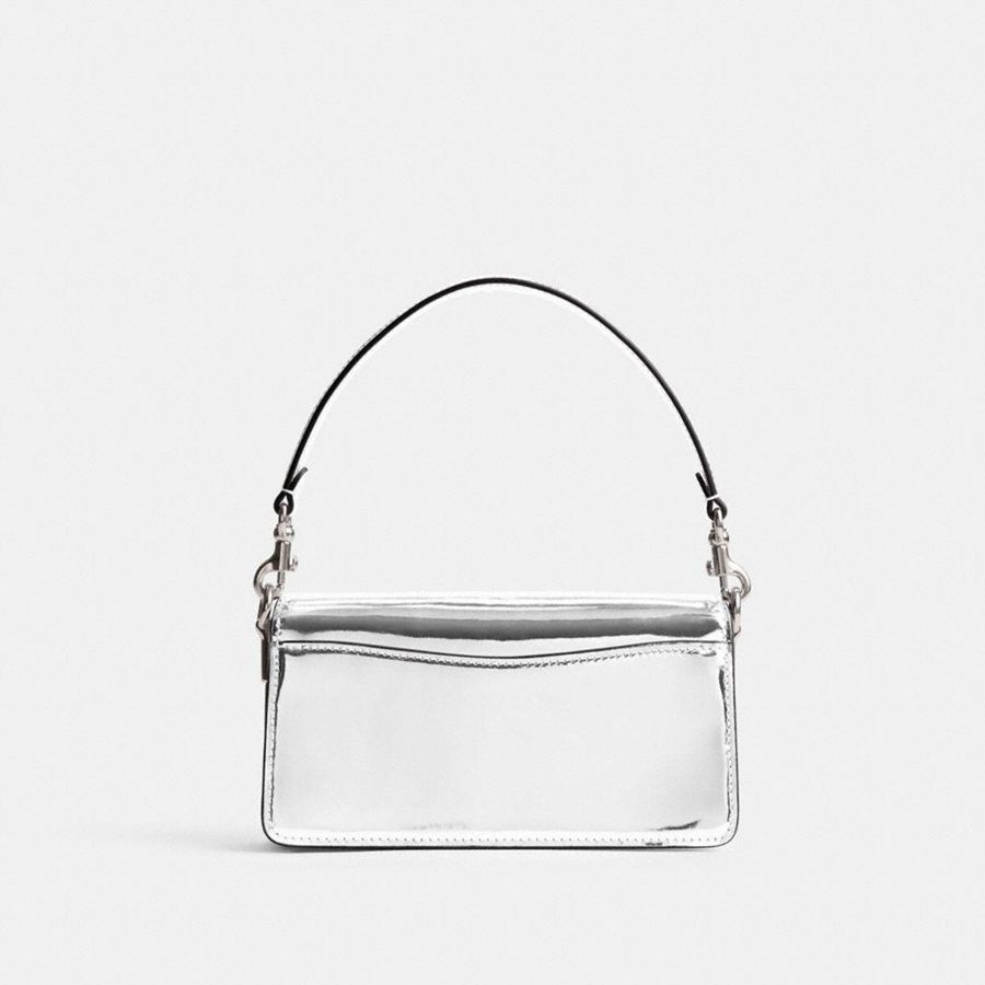 Bolsa Tiracolo COACH Tabby 20 In Metallic Feminino Prateadas | 98301CUOV