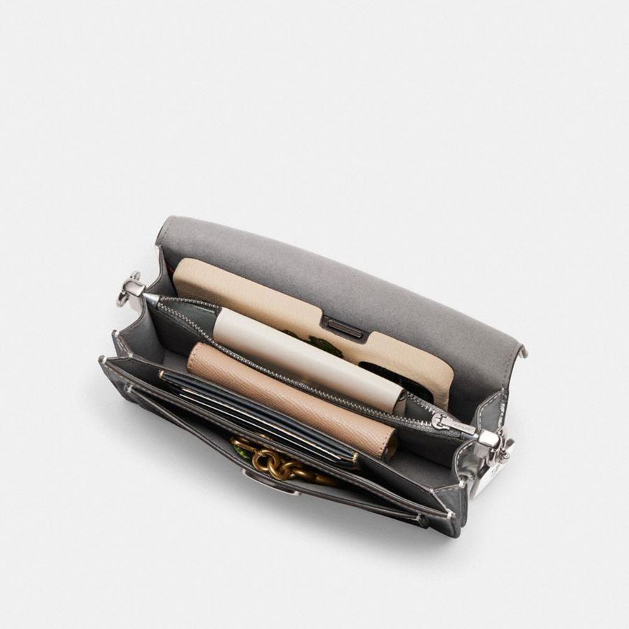 Bolsa Tiracolo COACH Tabby 20 In Metallic Feminino Prateadas | 98301CUOV