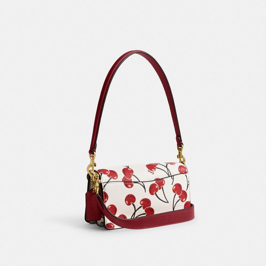 Bolsa Tiracolo COACH Tabby 20 With Cherry Print Feminino Vermelhas | 52984LABS