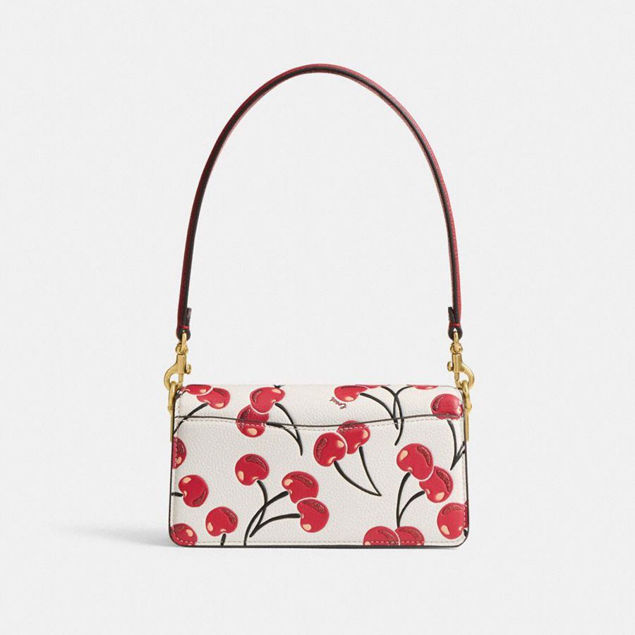 Bolsa Tiracolo COACH Tabby 20 With Cherry Print Feminino Vermelhas | 52984LABS