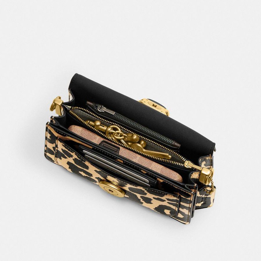 Bolsa Tiracolo COACH Tabby 20 With Leopard Print Feminino Leopardo | 25076WQOJ