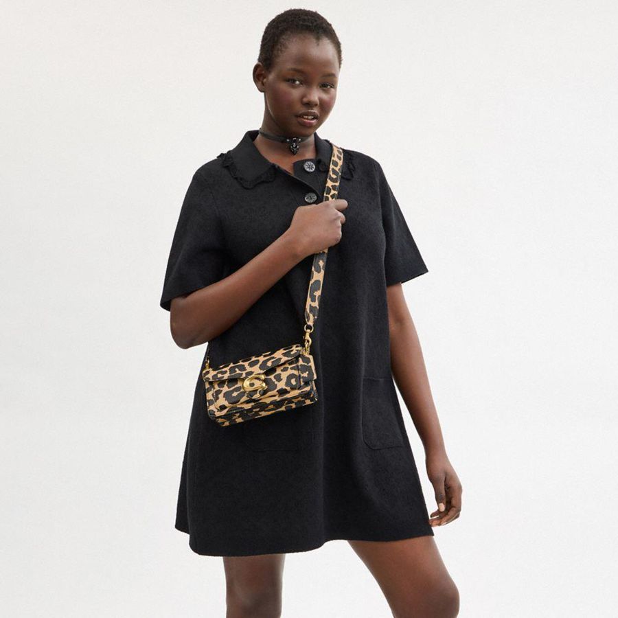 Bolsa Tiracolo COACH Tabby 20 With Leopard Print Feminino Leopardo | 25076WQOJ