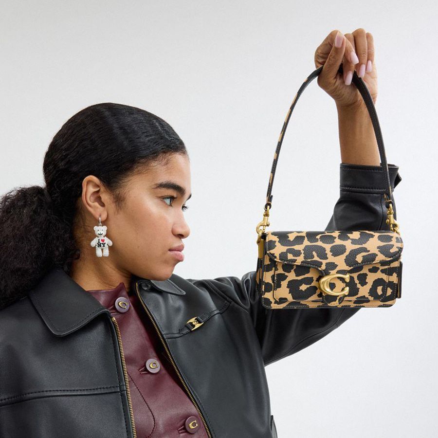 Bolsa Tiracolo COACH Tabby 20 With Leopard Print Feminino Leopardo | 25076WQOJ