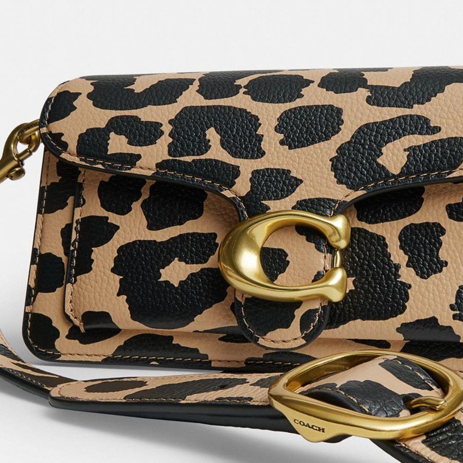 Bolsa Tiracolo COACH Tabby 20 With Leopard Print Feminino Leopardo | 25076WQOJ