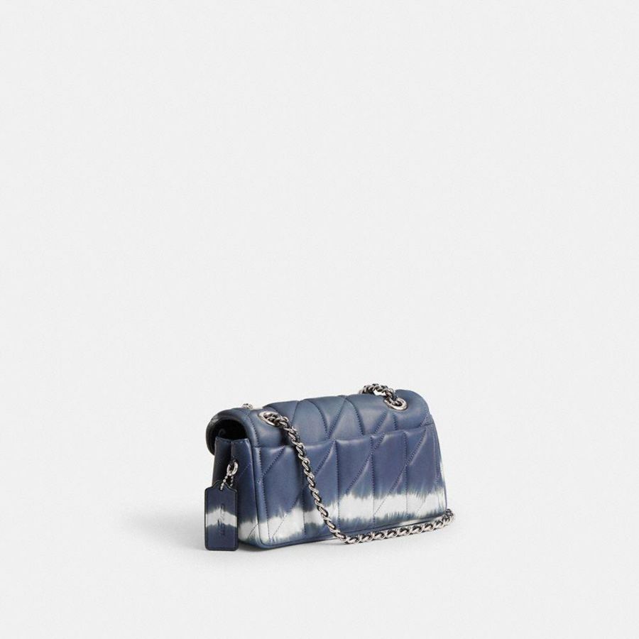 Bolsa Tiracolo COACH Tabby 20 With Quilting And Tie Dye Feminino Prateadas | 69230PSKY
