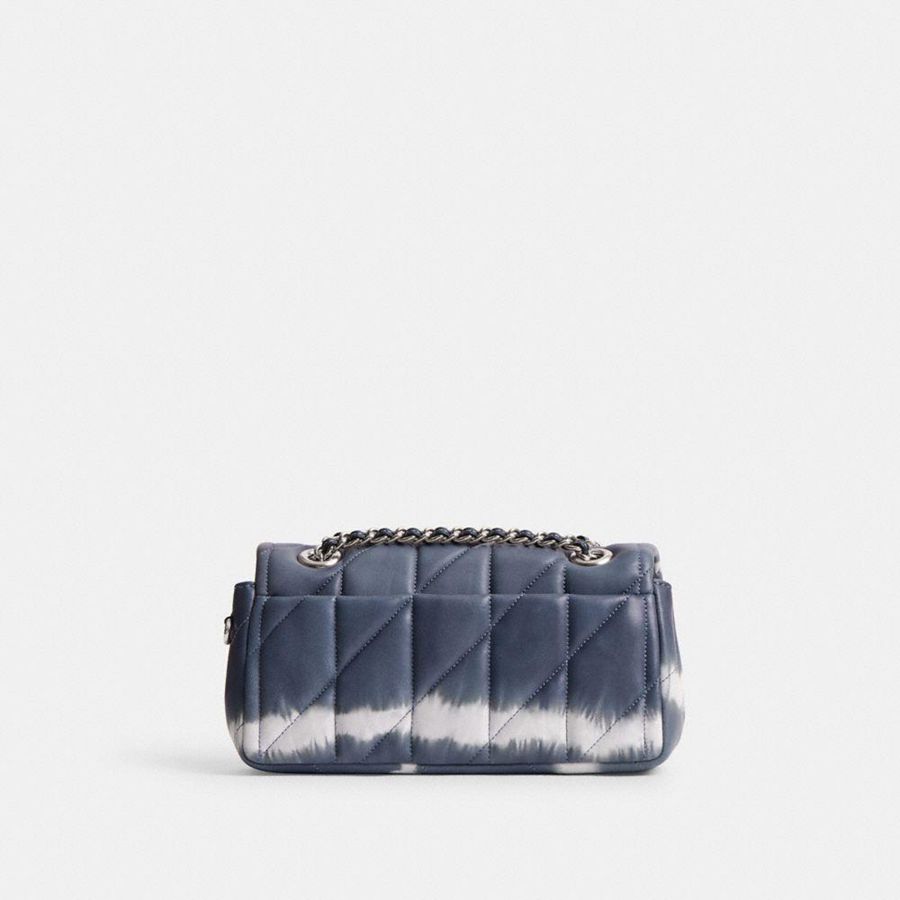 Bolsa Tiracolo COACH Tabby 20 With Quilting And Tie Dye Feminino Prateadas | 69230PSKY