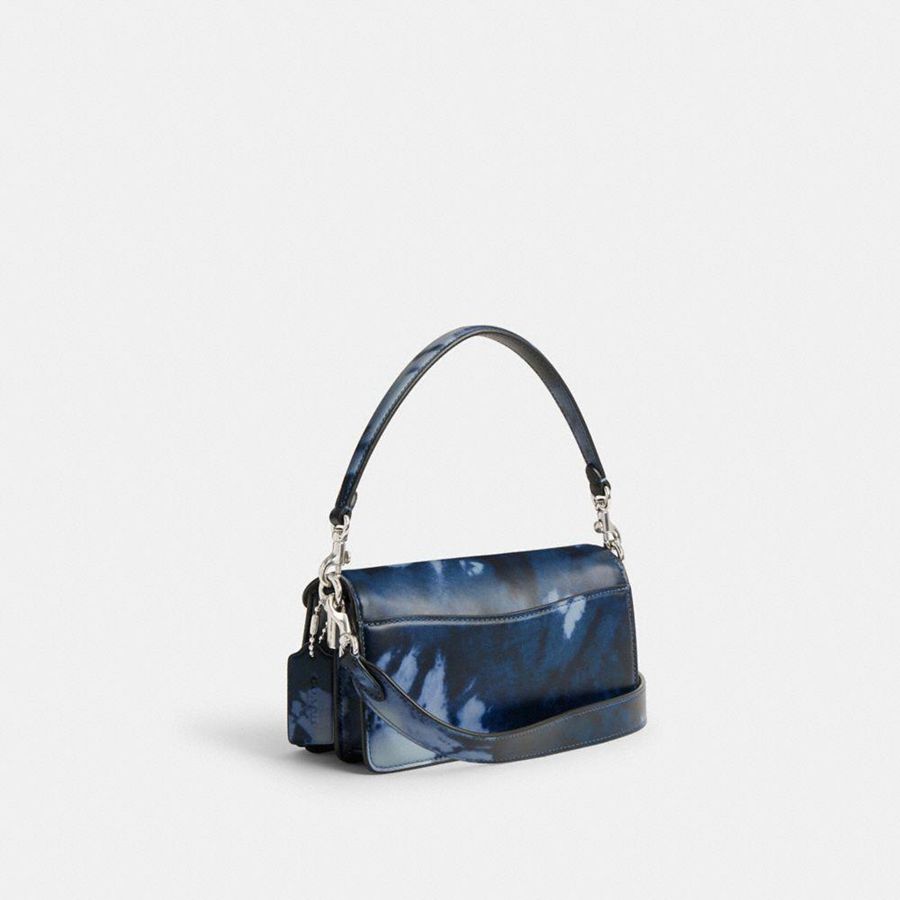 Bolsa Tiracolo COACH Tabby 20 With Tie Dye Print Feminino Azuis | 15378IRAV