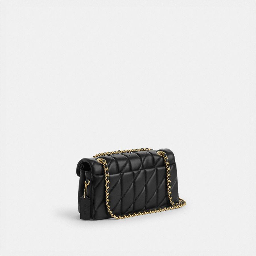 Bolsa Tiracolo COACH Tabby 26 With Pillow Quilting Feminino Pretas | 05973MCND