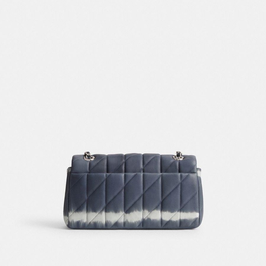 Bolsa Tiracolo COACH Tabby 26 With Quilting And Tie Dye Feminino Prateadas | 48031DXRS