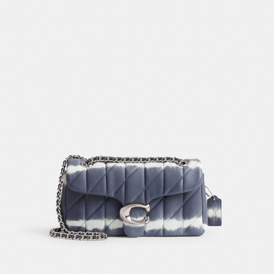 Bolsa Tiracolo COACH Tabby 26 With Quilting And Tie Dye Feminino Prateadas | 48031DXRS