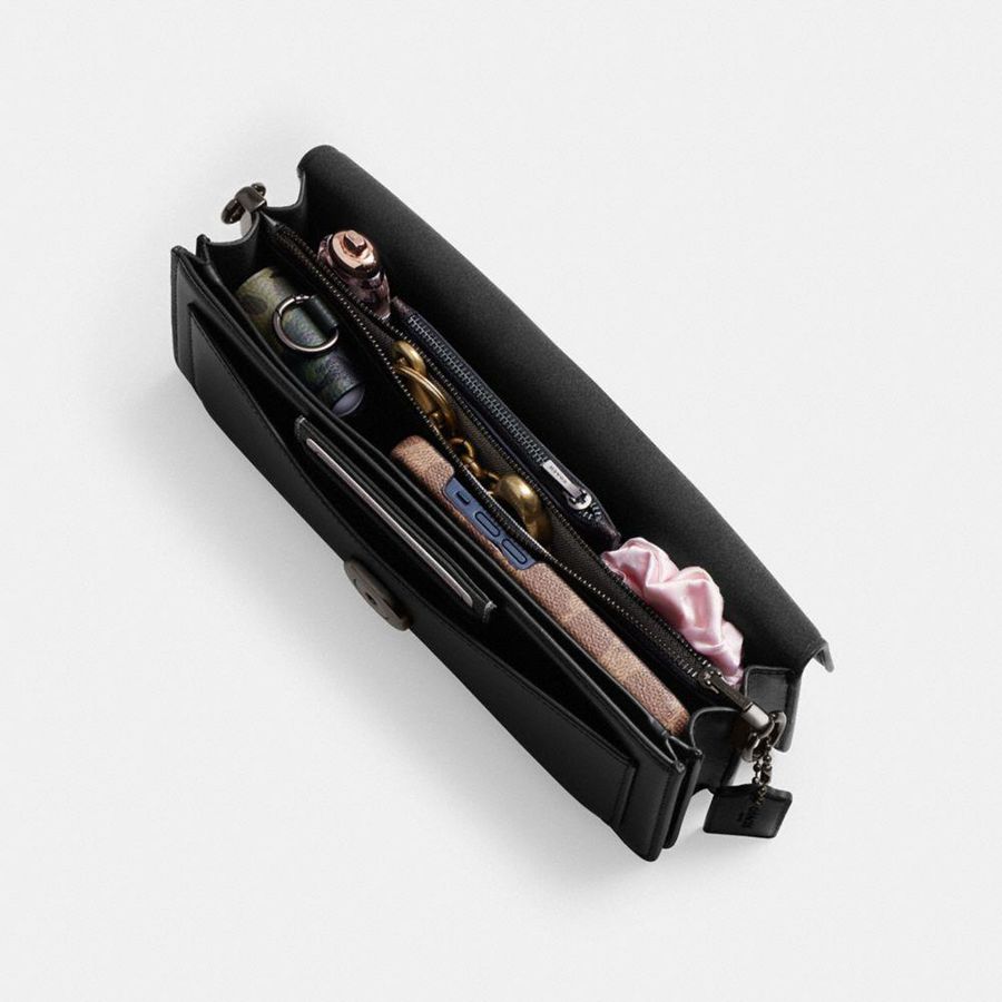 Bolsa Tiracolo COACH Tabby 28 Feminino Pretas | 97125CTHD