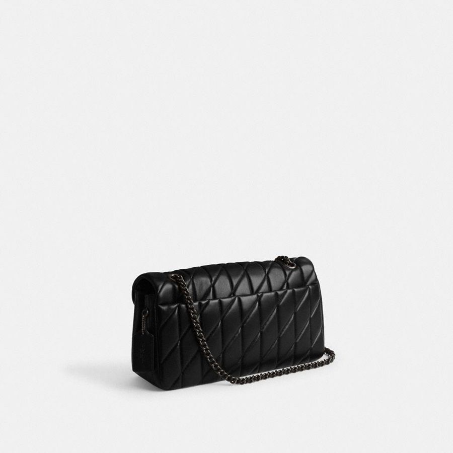Bolsa Tiracolo COACH Tabby 33 With Quilting Feminino Pretas | 42193HPUI