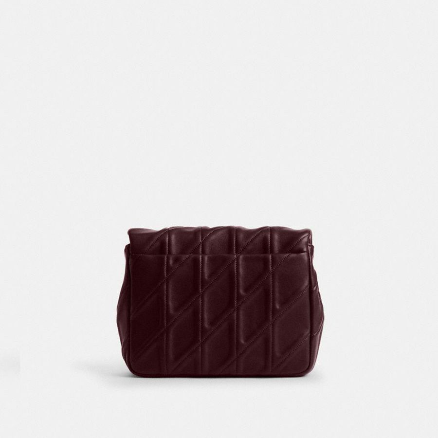 Bolsa Tiracolo COACH Times Square Tabby With Quilting Feminino Bordeaux | 97651DNTI