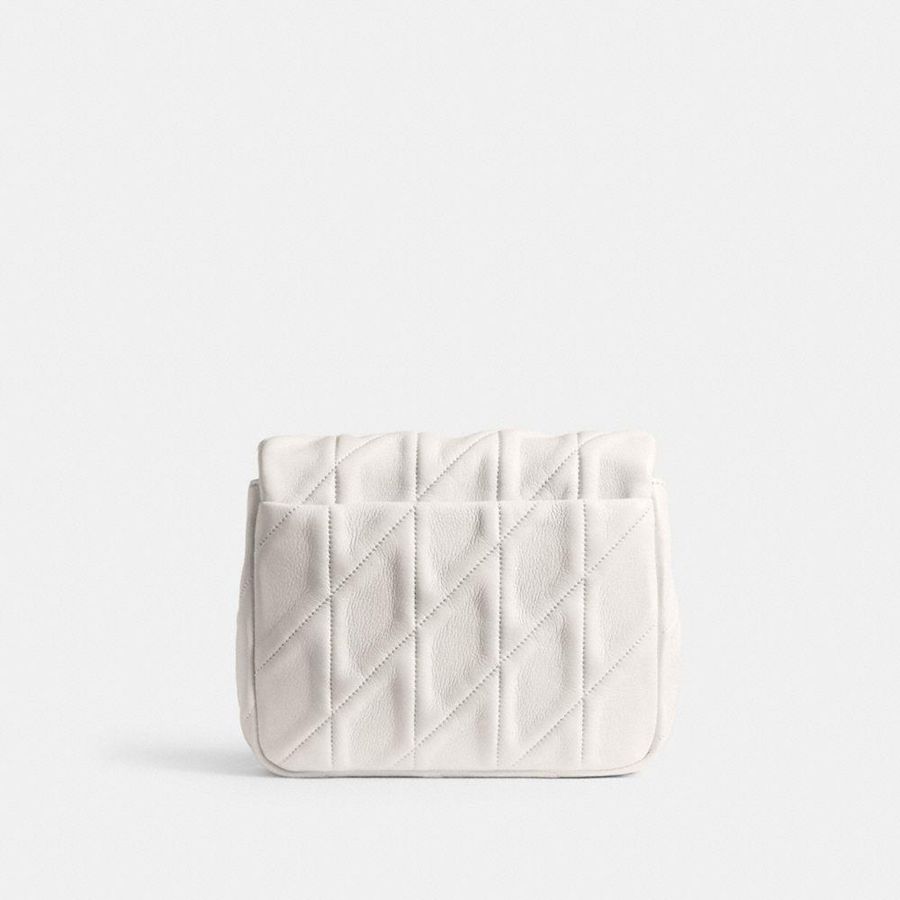 Bolsa Tiracolo COACH Times Square Tabby 17 With Quilting Feminino Branco | 16942OBVZ