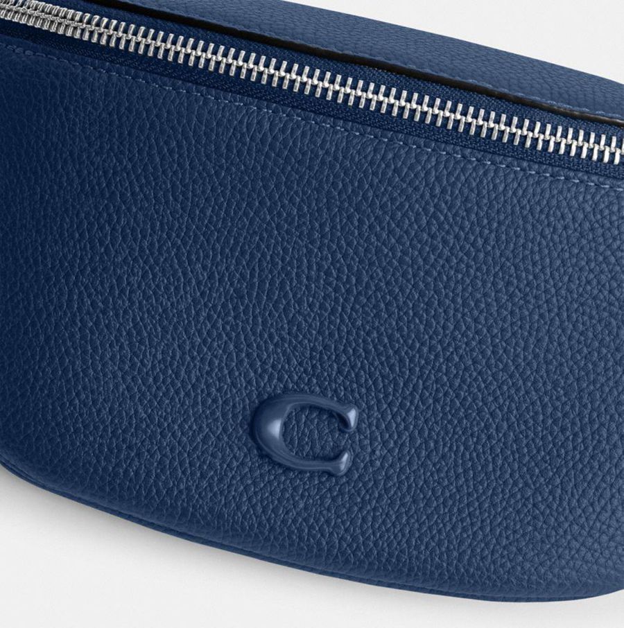 Bolsas De Cintura COACH Charter 7 Masculino Azuis | 63428XHMJ