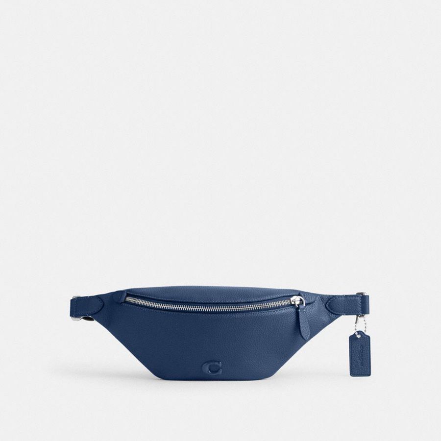 Bolsas De Cintura COACH Charter 7 Masculino Azuis | 63428XHMJ