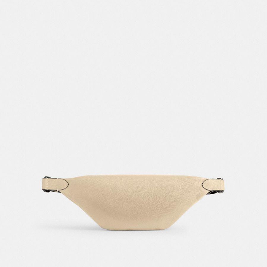 Bolsas De Cintura COACH Charter 7 Masculino Branco | 90745IBYE