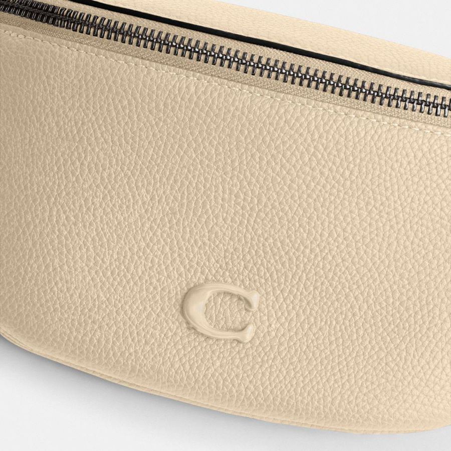 Bolsas De Cintura COACH Charter 7 Masculino Branco | 90745IBYE